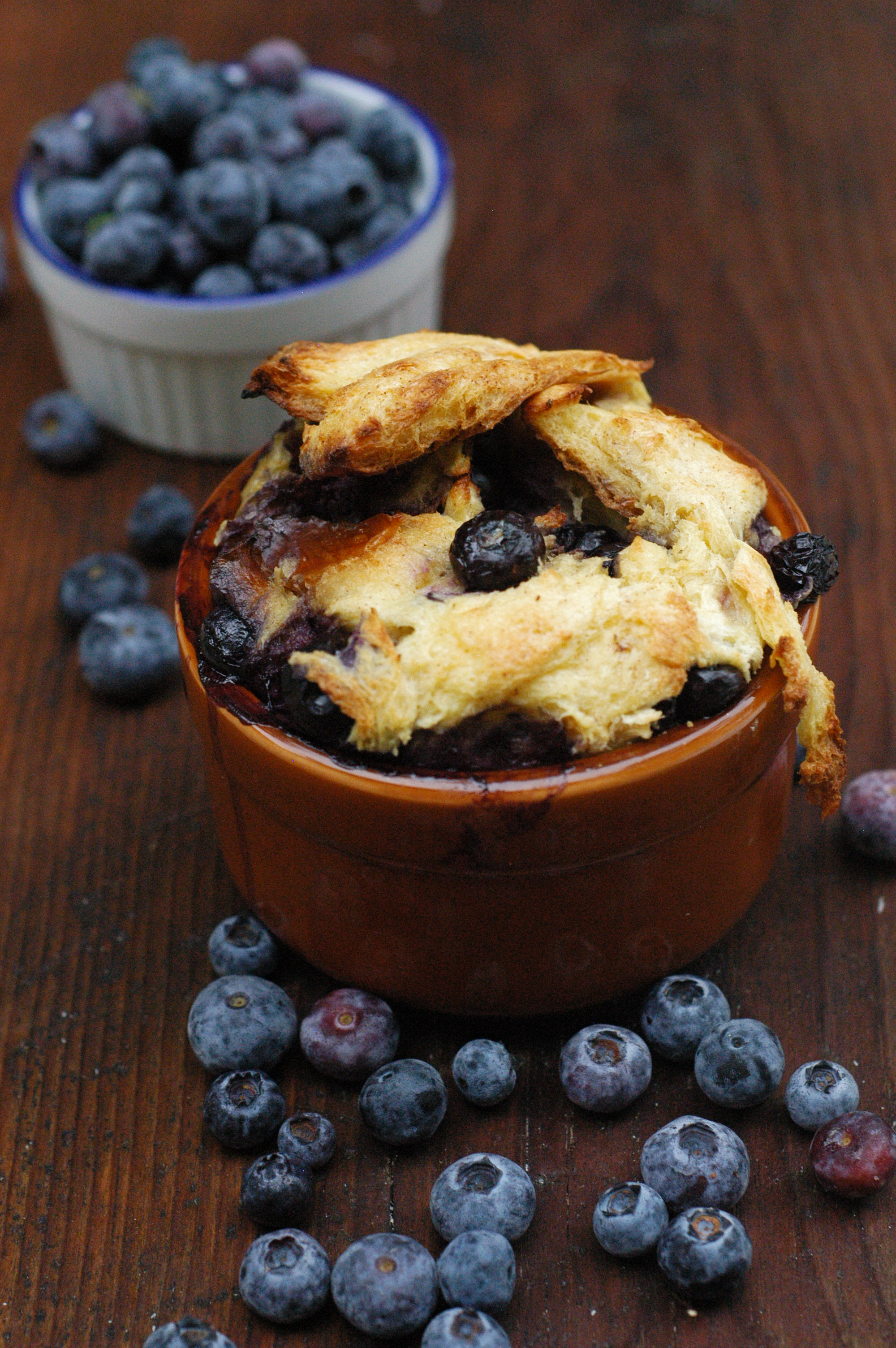 A Trip Down Blueberry Lane – Blueberry & Challah Breakfast Bread Pudding